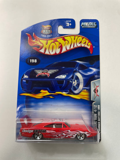 Hot Wheels 1/64 Dodge Charger Daytona 1969 Red