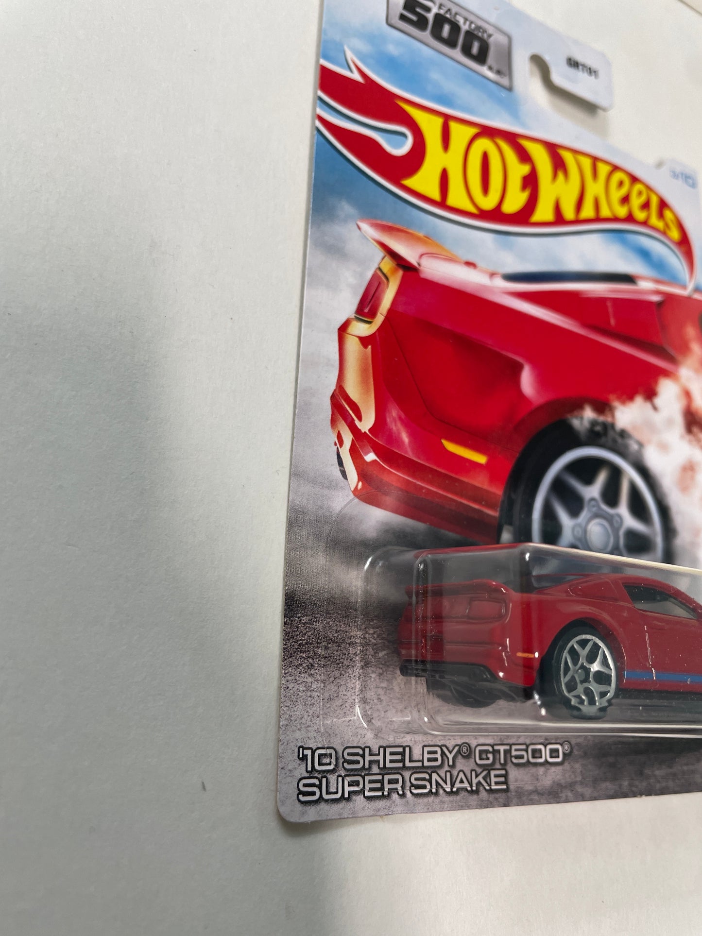 Hot Wheels 1/64 ‘10 Shelby GT500 Super Snake Red