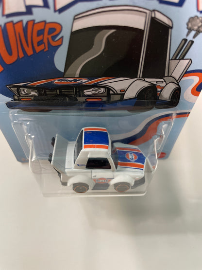 Hot Wheels 1/64 Noppo Gulf Racing Tooned Manga Tuner White