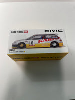 *Chase* Mini GT x Kaido House 1/64 Honda Civic (EF) Kanjo V1 White & Yellow