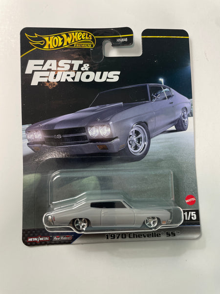 Hot Wheels 1/64 Fast & Furious 1970 Chevelle SS Grey