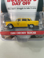 Greenlight 1/64 Hollywood Ferris Bueller’s Day Off 1980 Checker Taxicab Yellow