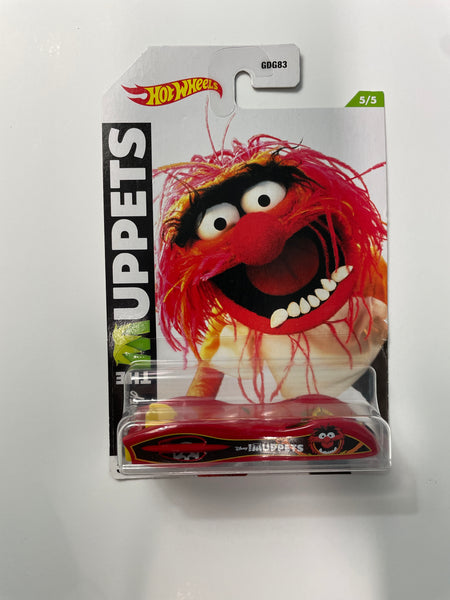 Hot Wheels 1/64 The Muppets Ground FX Red - Damaged Card