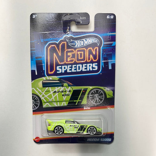 Hot Wheels 1/64 Neon Speeders Honda S2000 Green & White
