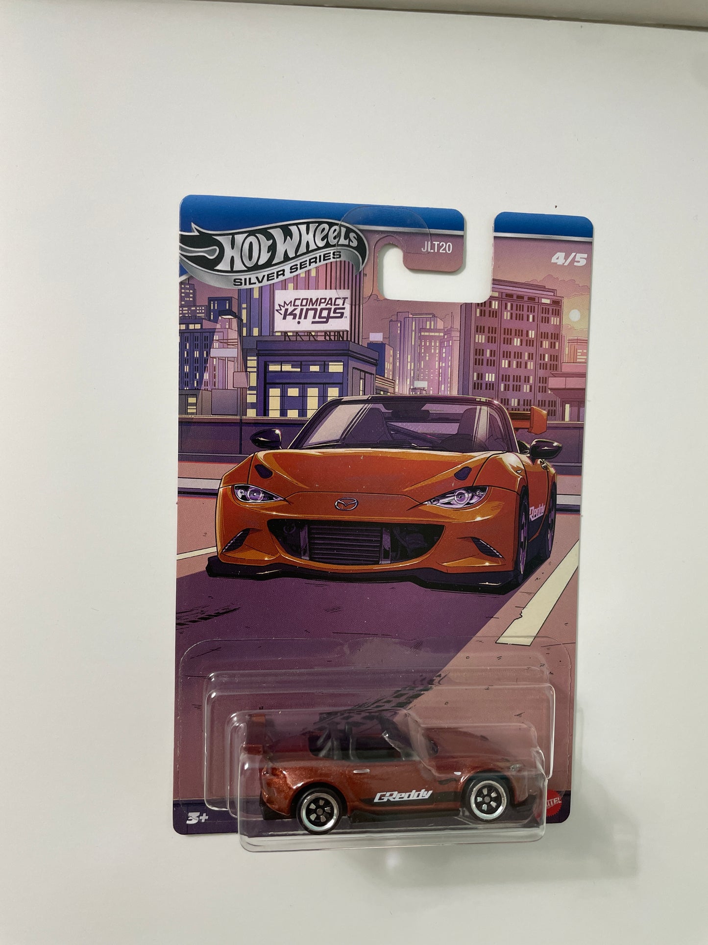 Hot Wheels 1/64 Silver Series Compact Kings '15 Mazda MX-5 Miata Orange - JKX56