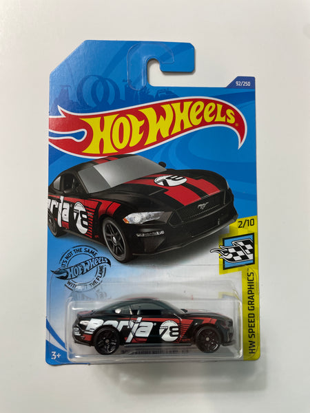 Hot Wheels 1/64 2018 Ford Mustang GT Borla Black