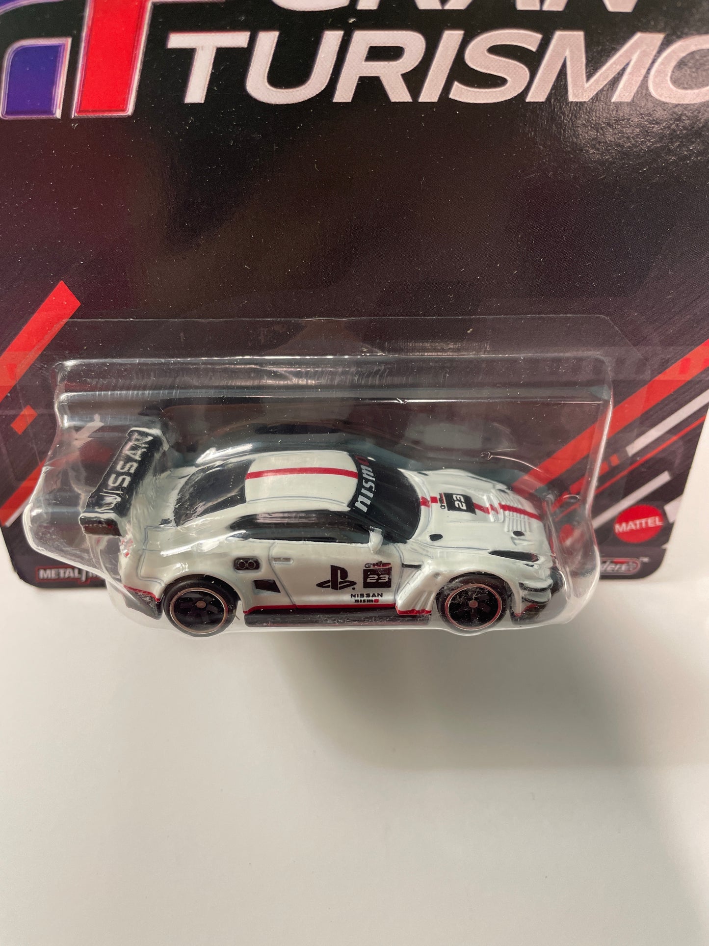Hot Wheels 1/64 Pop Culture Gran Turismo Nissan GT-R Nismo GT3 White