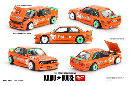 Mini GT x Kaido House 1/64 BMW M3 Kaidohaus V1 Orange