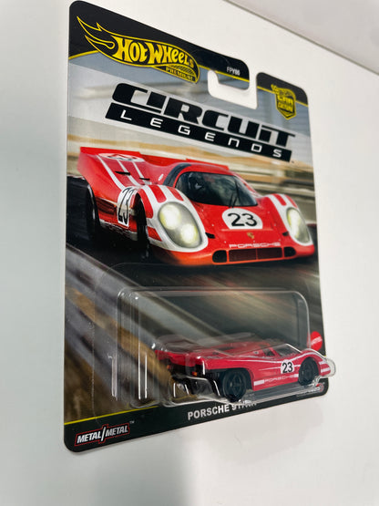 Hot Wheels 1/64 Car Culture Circuit Legends Porsche 917KH Japan Card Red - SKU: JBK63