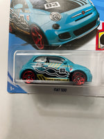 Hot Wheels 1/64 Fiat 500 #3 Blue