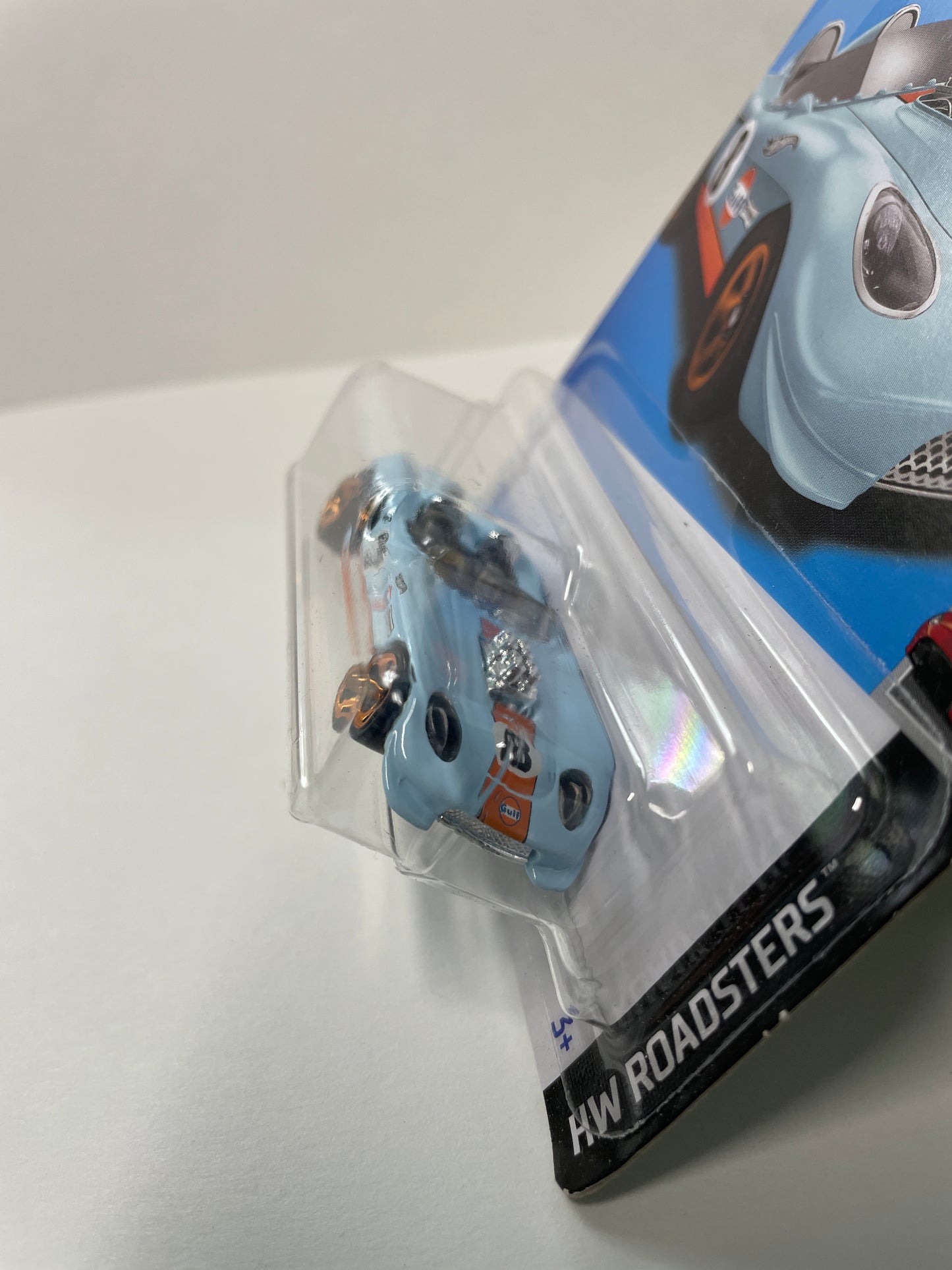 Hot Wheels 1/64 Glory Chaser #8 Gulf Blue - Damaged Box