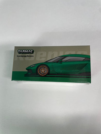Tarmac Works 1/64 Koenigsegg Gemera Green - GLOBAL64 - T64G-TL053-GR