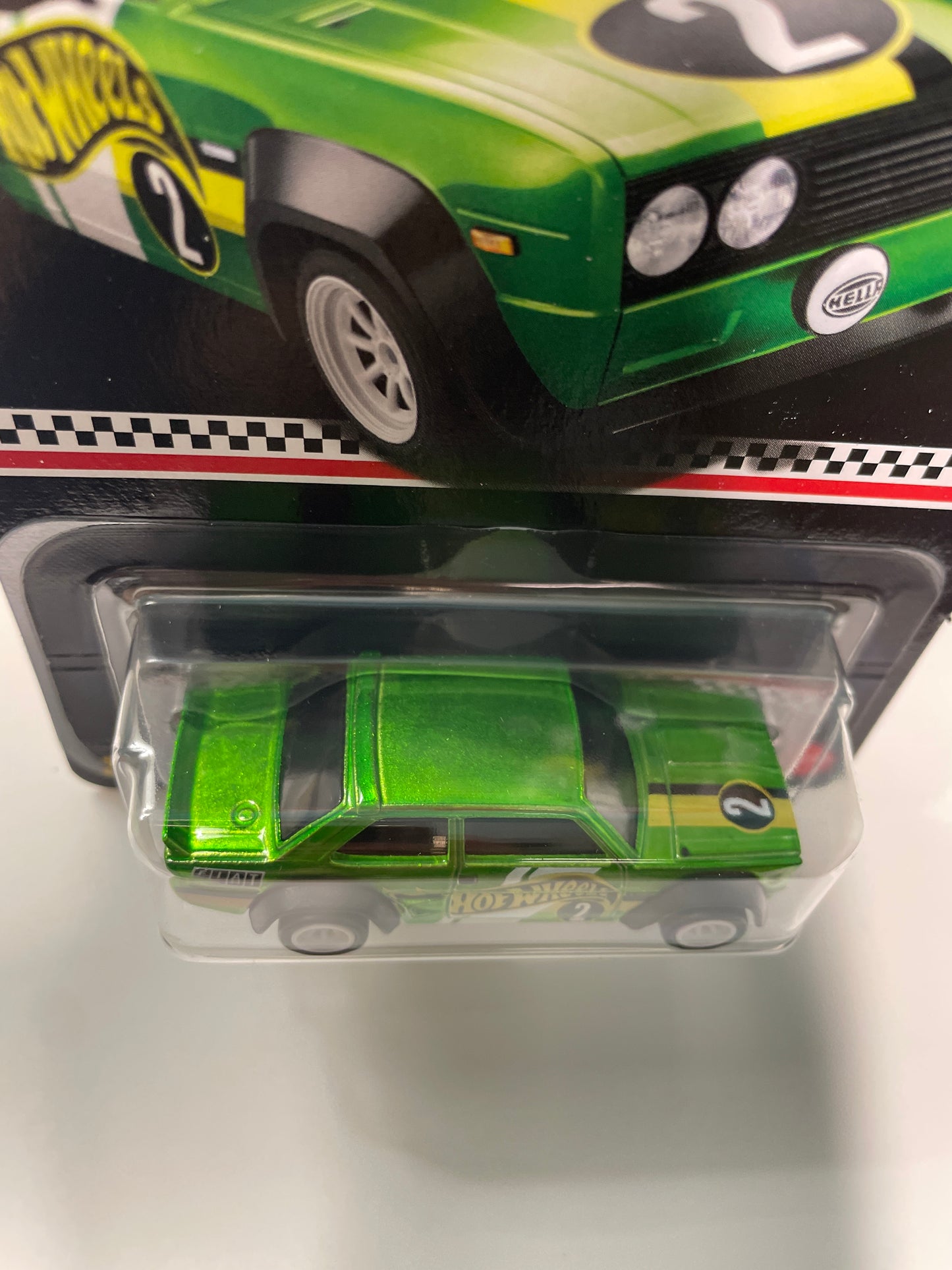 Hot Wheels 1/64 Mail In Fiat 131 Abarth Green