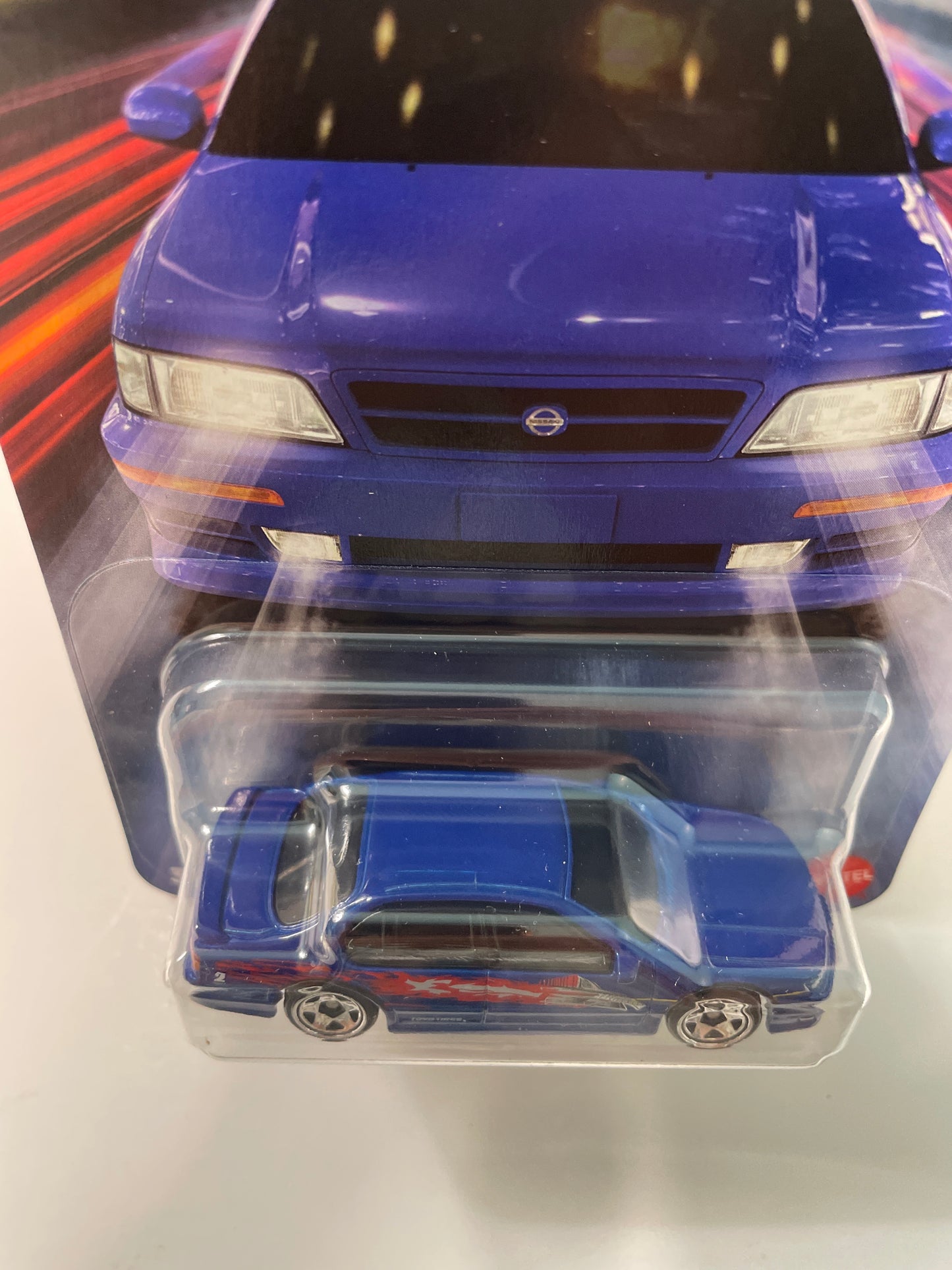Hot Wheels 1/64 Silver Series Dream Lineup Fast & Furious 1999 Nissan Maxima Blue - JKX14
