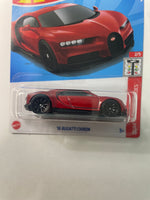 Hot Wheels 1/64 ‘16 Bugatti Chiron Red - Damaged Card