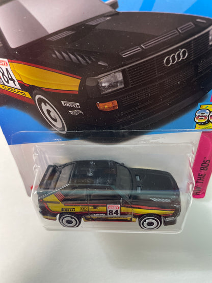Hot Wheels 1/64 ‘84 Audi Sport Quattro Black - Damaged Box