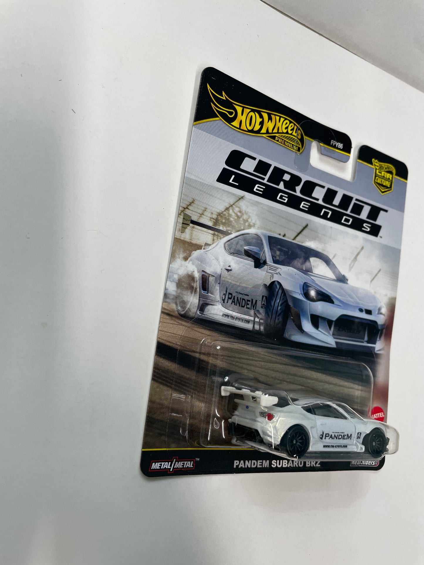 Hot Wheels 1/64 Car Culture Circuit Legends Pandem Subaru BRZ White - JBK64