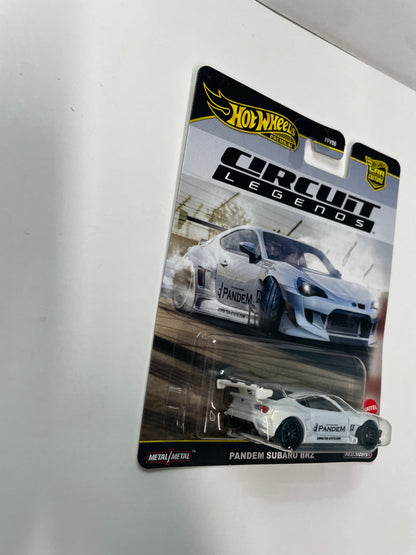 Hot Wheels 1/64 Car Culture Circuit Legends Pandem Subaru BRZ White - JBK64