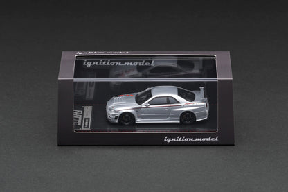 Ignition Model 1/64 Nissan Nismo R34 GT-R Z-Tune Silver - 3840