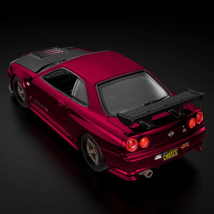 Hot Wheels 1/64 RLC 2024 Selections Car Nissan Skyline GT-R (BNR34) Red