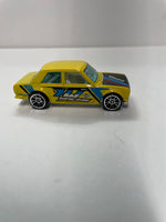 *Loose* Hot Wheels 1/64 Datsun Bluebird 510 Yellow & Blue