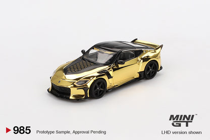 Mini GT 1/64 Nissan Z VeilSide FFZ400 Gold Chrome - MGT00985