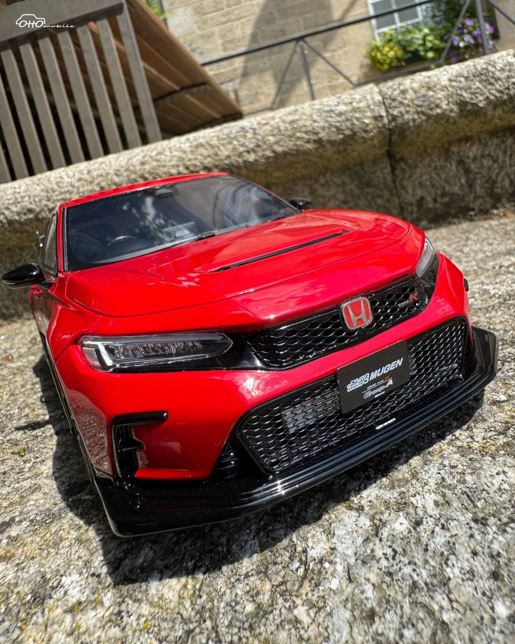 Otto Mobile 1/18 Honda Civic Type R FL5 Mugen Resin Series Red Otto Mobile 1/18 Honda Civic Type R FL5 Mugen Resin Series Red