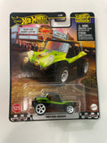 Hot Wheels 1/64 Boulevard Mix B Meyers Manx Green - Damaged Card