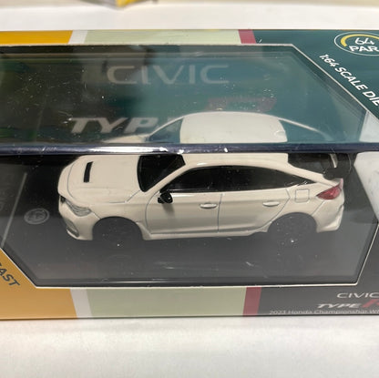 Para64 1/64 2023 Honda Civic Type R FL5 - Championship White
