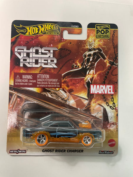 Hot Wheels 1/64 Pop Culture Ghost Rider Charger Black