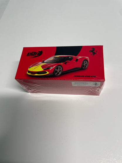 Miniature FERRARI 296 GTB HYBRID 830HP V6 2021 ROUGE ROSSA CORSA 1/18 Miniature FERRARI 296 GTB HYBRID 830HP V6 2021 ROUGE ROSSA CORSA 1/18