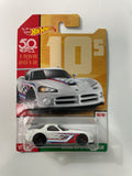 Hot Wheels 1/64 Dodge Viper SRT10 ACR White - Damaged Card