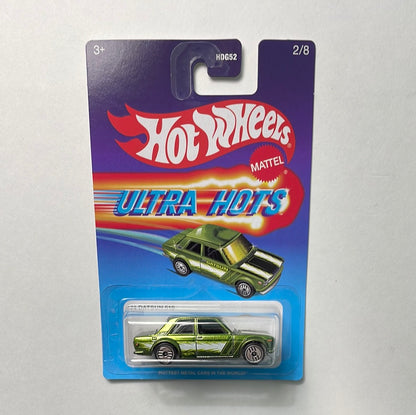 Hot Wheels 1/64 Ultra Hots ‘71 Datsun 510 Green