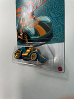 Hot Wheels 1/64 Pearl & Chrome Tooned Twin Mill Teal & Gold