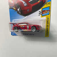 Hot Wheels 1/64 ‘16 Cadillac ATS-V R Red - Damaged Card