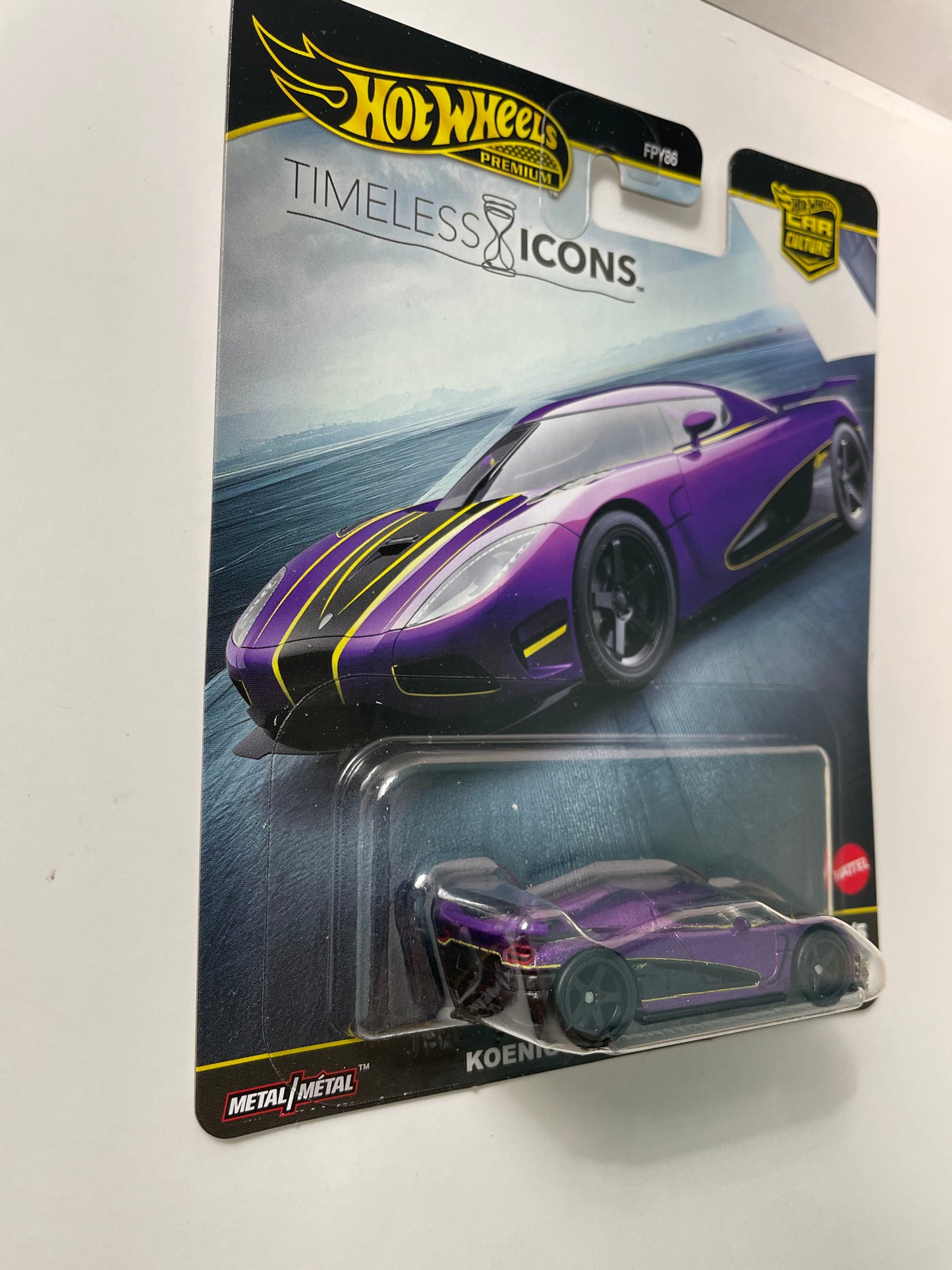 Hot Wheels 1/64 Car Culture Timeless Icons Koenigsegg Agera R Purple - JBK93