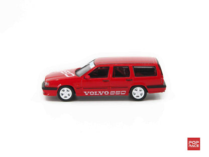 Pop Race 1/64 Volvo 850 T-5R Estate Touring Car Prototype Red