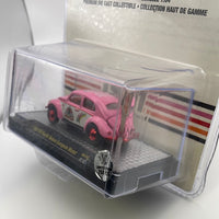 * Chase* M2 Machines 1/64 Coca-Cola 1953 VW Beetle Deluxe European Model Pink