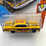 Hot Wheels 1/64 Treasure Hunt ‘65 Ford Galaxie Yellow