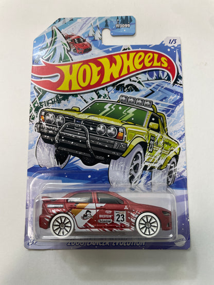 Hot Wheels 1/64 2008 Mitsubishi Lancer Evolution Red - Damaged Box