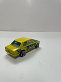 *Loose* Hot Wheels 1/64 Datsun Bluebird 510 Yellow & Blue