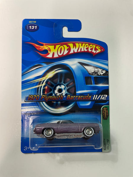 Hot Wheels 1/64 Treasure Hunt 1970 Plymouth Barracuda Purple