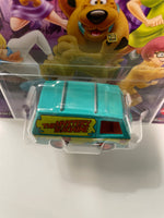 Hot Wheels 1/64 Pop Culture Scooby-Doo! The Mystery Machine Green - Damaged Card