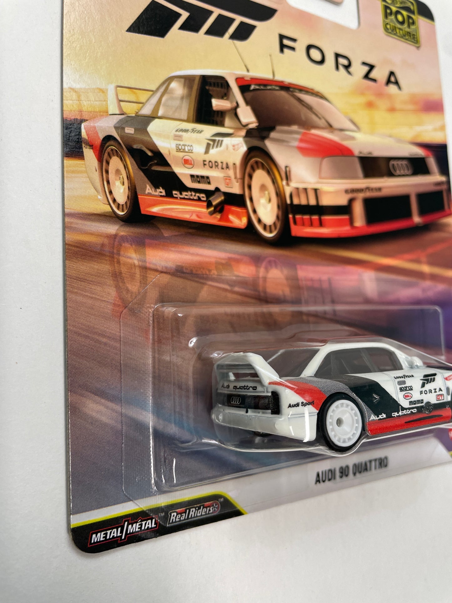 Hot Wheels 1/64 Pop Culture Forza Audi 90 Quattro White - JHX05
