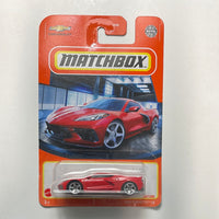 Matchbox 1/64 2020 Corvette C8 Red - Damaged Card