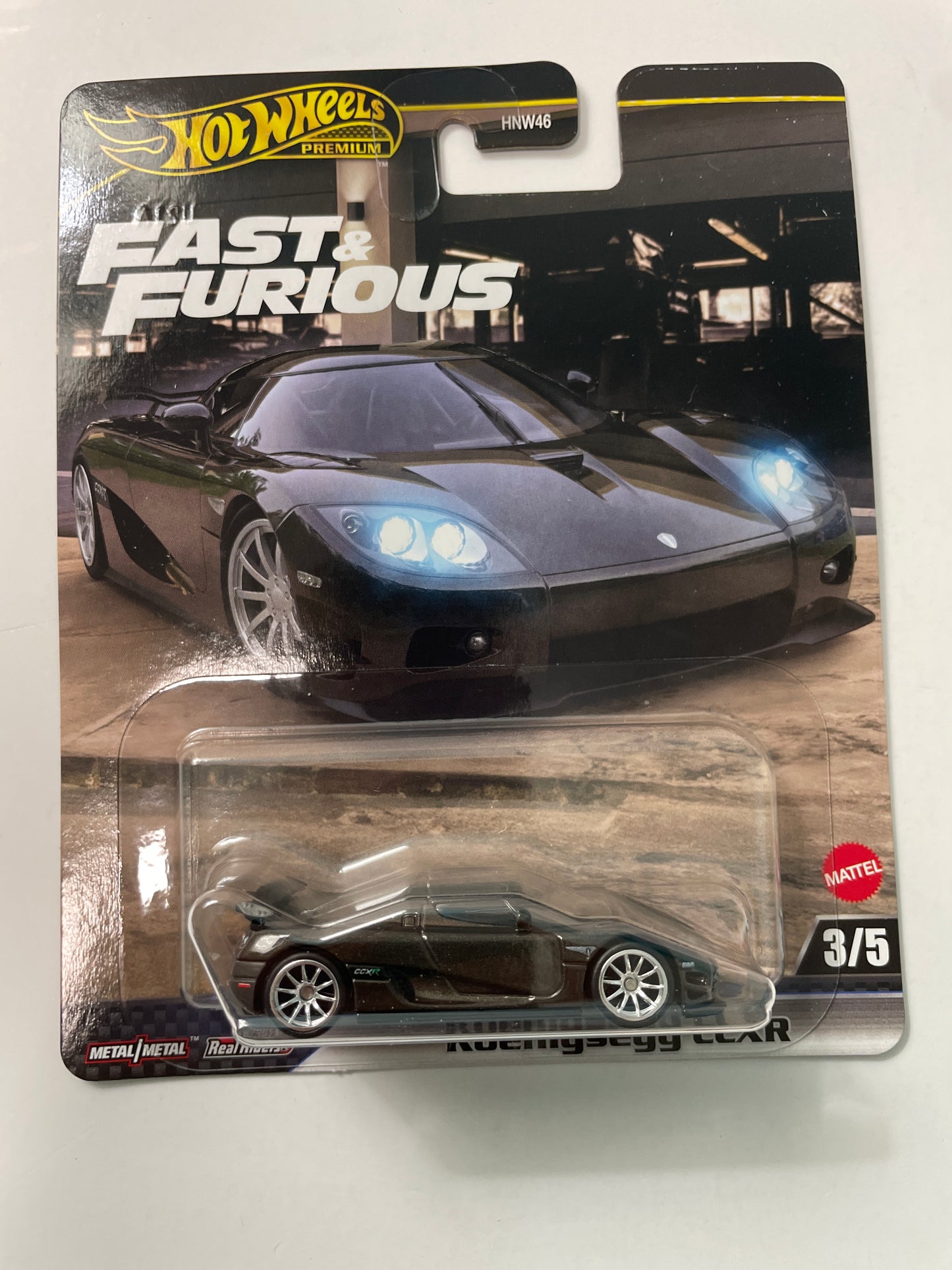 Hot Wheels 1/64 Fast & Furious Mix L Koenigsegg CCXR Black
