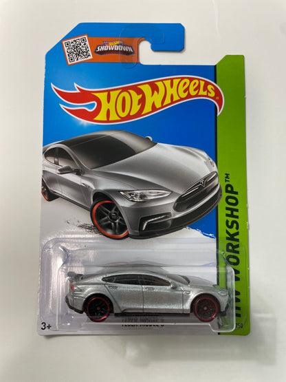 Hot Wheels 1/64 Tesla Model S Silver