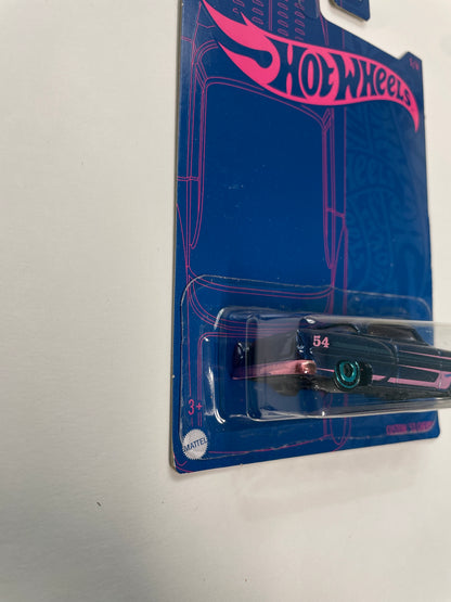 Hot Wheels 1/64 2022 Satin Blue & Pink Custom ‘53 Chevy Blue - Damaged Box
