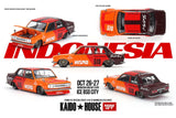 Mini GT x Kaido House 1/64 Indonesia Diecast Expo 2024 Datsun 510 Street Racing V3 Indonesia Exclusive Orange