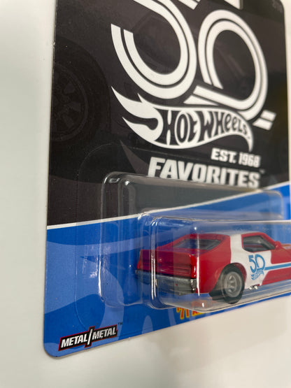 Hot Wheels 1/64 50th Favorites ‘71 AMC Javelin Red - Damaged Card